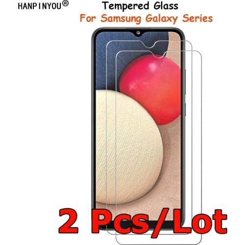 2 Pcs/Lot For Samsung Galaxy A02s A02 M02s M02 A12 A32 M12 5G Tempered Glass Screen Protector Explosion-proof Protective Film