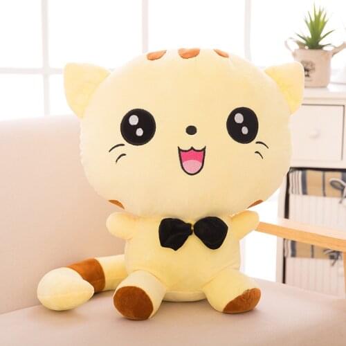 25CM Plush Dolls Toys Cute Kawaii Cat with Bow Gift Stuffed Soft Doll Cushion Sofa Pillow Party Decor For Children Christmas Gi