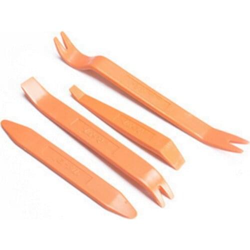 4pcs Auto Car Radio Panel Door Clip Trim Dash Audio Removal Installer Pry Tool Disassembly Plastic Pry Tool Hand Repair Tool