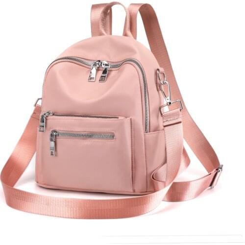 6 colors New 2021 brand backpack women nylon fashion shoulder Bag backpack trend travel Womens backpacks Small rucksack women