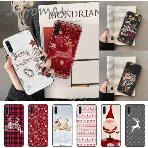 New year Merry christmas Coque Shell Phone Case For Samsung Galaxy A 3 6 7 8 10 21 01 11 31 91 10S 20S 30S 50S PLUS