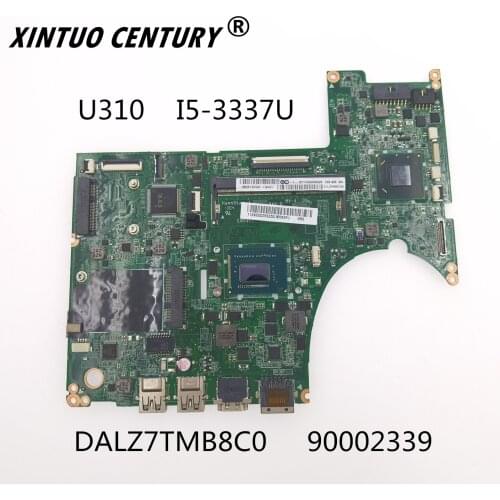 DALZ7TMB8C0 90002339 FOR Lenovo Ideapad U310 Laptop Motherboard HM76 FRU i5-3337u CPU MainBoard 100% Tested