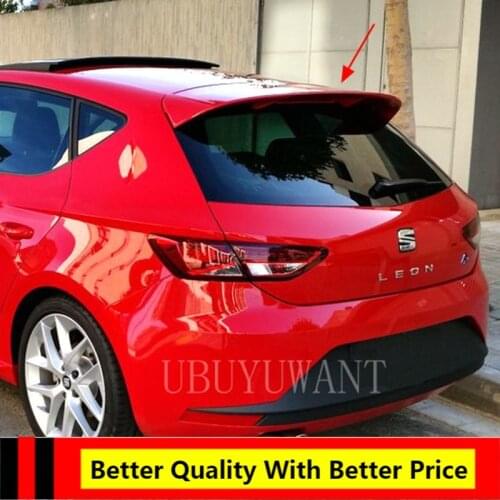 EPFBSQP Rear Roof Spoiler For V Olkswagen SEAT Leon 5F Mk3 5 Door High Quality ABS Material Car Tail Wing Decoration 2012-2020