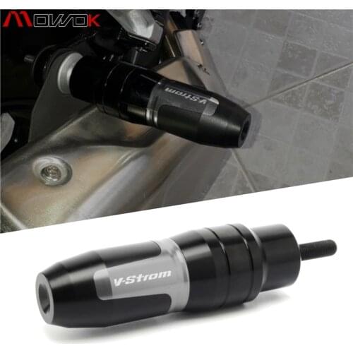 Hot sale Motorcycle CNC high quality Crash Exhaust Slider Crash Pads Protector For SUZUKI DL1000 V-Storm 650/XT VStorm DL250