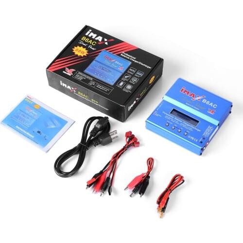 IMAX B6AC 80W RC Balance Lipo Battery Charger B6 AC Nimh Nicd lithium Battery EU/US/UK/AU Plug Power Supply Wire Drop Shipping