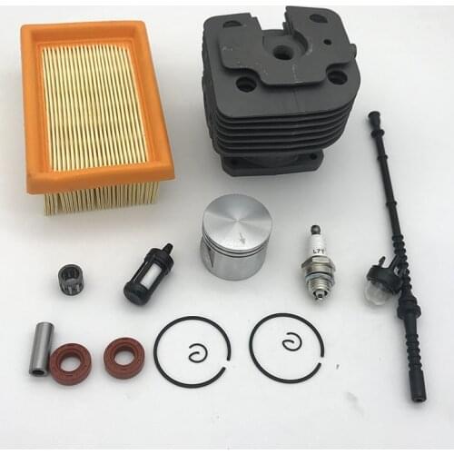 42mm Cylinder Piston Kit Fit For Stihl FS450 FS 450 Trimmer Air Fuel Filter Line Oil Seal Primer Bulb Spark Plug 4128 020 1211