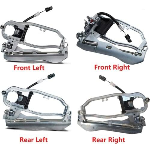 Car Door Handle Carrier Bracket Handle Housing 51218243615 51228243635 51218243616 51228243636 For BMW X5 Off-road E53