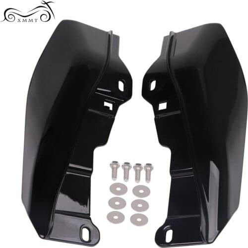 Motorcycle Matte Black Heat Shield Mid-Frame Air Deflector Trim For Harley Road King Electra Glide FLHX FLTRX