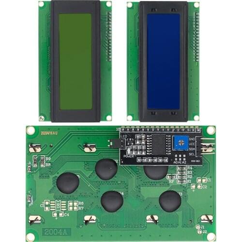 LCD2004+I2C 2004 20x4 2004A Blue/Green screen HD44780 Character LCD /w IIC/I2C Serial Interface Adapter Module for arduino