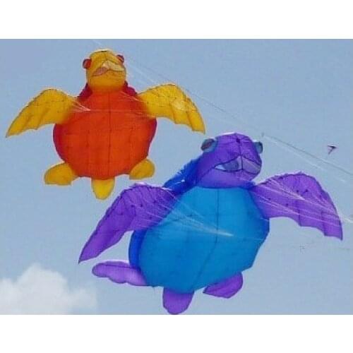 Sea Turtle kites for adults sing kite Single line kite aircraft Kite flying outdoor games garden child outdoor toys parachute