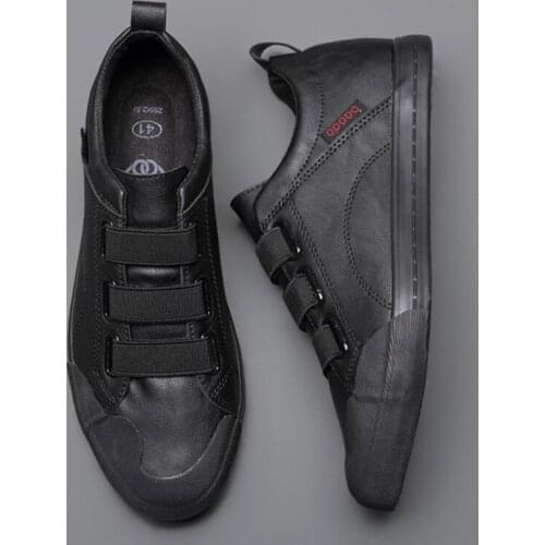 Brand Mens Pu Leather Casual Shoes British Men Shoes Fashion Loafer Walking Shoes Autumn New Moccasins Men Designer Sneakers