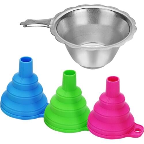 3D printer resin filter set UV Resin Filter Cup+Silicone Funnel for Anycubic ELEGOO 3D Printer Parts 3D Printer Accessories