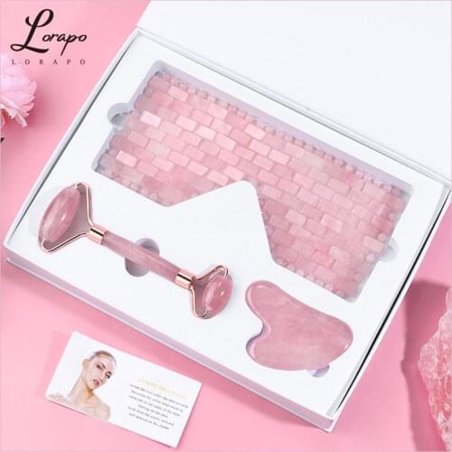 Natural Jade Eye Mask Rose Quartz Jade Eye Mask Facial Massager Natural Stone Cold and Hot Compress Treatment Sleep Eye Mask