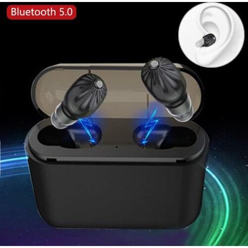 Earphones True Wireless Mini In Ear Headset 3500mAh Charging Box Noise Cancelling Stereo Music Earbuds with Mic