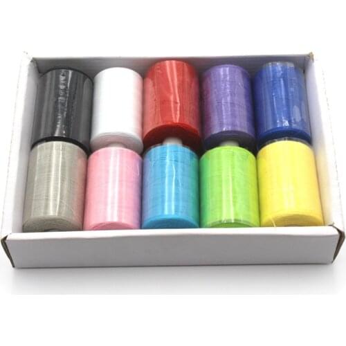 10pcs/Lot, High Quality Sewing Thread Suitable Multi Color Polyester Thread For Sewing Quilting For Needlework Machine