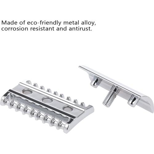 New Barber Safety Razor Head for Shaving Razor Open Head Comb Head Double-edged Razor Head Beard Hair Shaving Tool