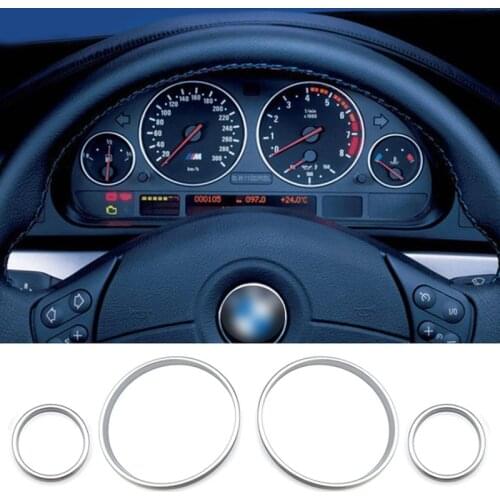 Dashboard dial Dash Ring Car Accessories interior decorative Speed Meter Gauge Cluster Bezel For BMW E38 E39 E53 X5 M5