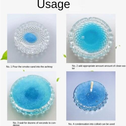 [Ashtray Cleaner Smoke - Extinguishing Sand Mud Cigarette Deodorant]