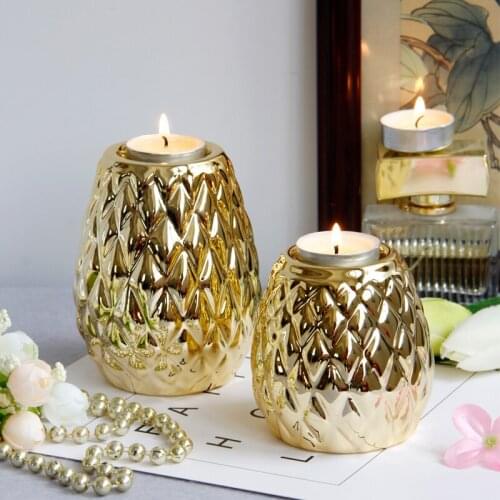 PINNY Decorative Silver Candlesticks