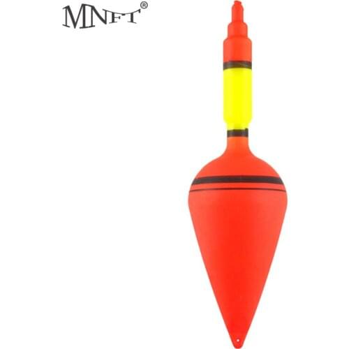 MNFT 4pcs/pack Orange Plastic Fishing Float Big Belly Shape Vertical Floated Ball Fishing Tackles