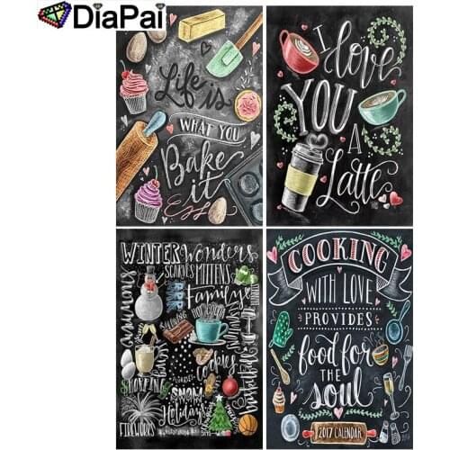 DIAPAI 100% Full Square/Round Drill 5D DIY Diamond Painting "Flower text landscape " 3D Embroidery Cross Stitch Home Decor
