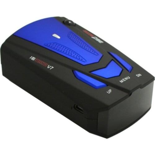 Practical 360 Degrees Car Radar Detector 16 Band Voice Alert Laser V7 Security Speed Radar Detector Laser LED Display Hot