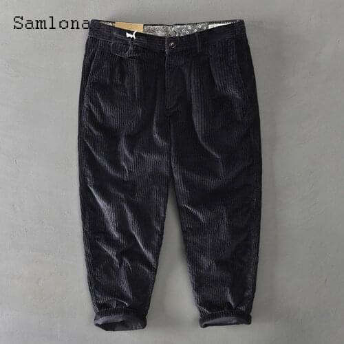 Samlona Men's Corduroy Trousers