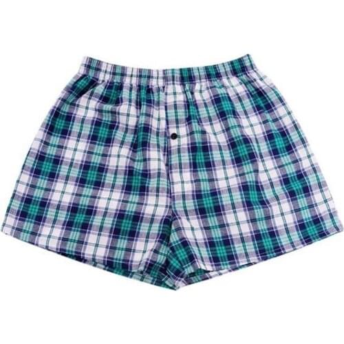 Mens Cotton Arrow Shorts Casual Plaid Print Elastic Waist Shorts Summer Loose Breathable Plus Size Male Casual Shorts шорты