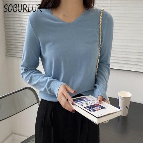 Женские свитера и кардиганы SOBURLUR China At AliExpress