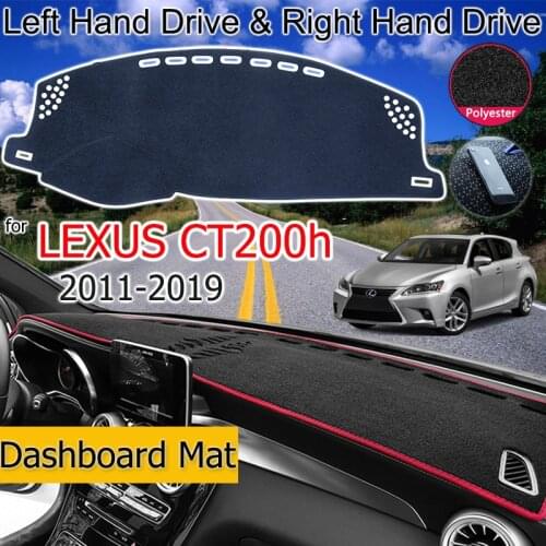 For Lexus CT200h 2011~2019 F Sport Anti-Slip Mat Dashboard Cover Pad Sunshade Dashmat Carpet Accessories
