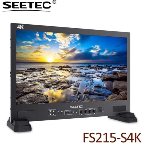Seetec FS215-S4K 21.5 Inch IPS Full HD 1920x1080 3G-SDI 4K HDMI RS485 Broadcast Studio Monitor With Auxiliary Functions