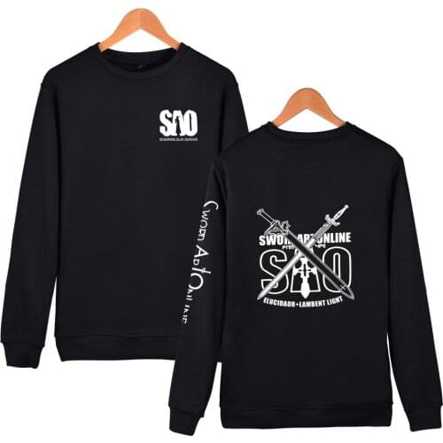 Sword Art Online SAO Hoodies Sweatshirt Men Women Harajuku Hip Hop Hoodie Sweatshirts Pullover Anime Tracksuit Clothes Sudadera