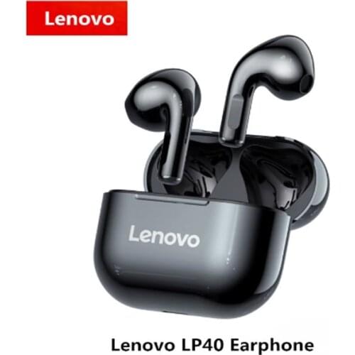 Original Lenovo LP40 TWS Bluetooth Sports Wireless Headset Stereo Earbuds HiFi Music With Mic LP1 S For Android IOS Smartphone