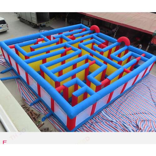 Free air ship,big inflatable maze tag game air blow inflatable maze arena for adults and children air maze laser tag for outdoor