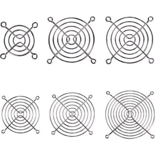 1PC Silvery Metal Wire Finger Guard For CPU Fan DC Fan Grill Guard Protector Nickel Plated 40/60/80/90/120mm