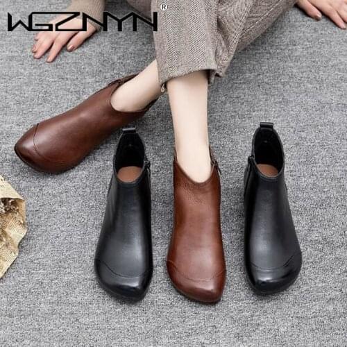 NEW Women Retro Shoes Womens Cotton Boots Autumn Winter Warm Boots Casual Shoes Woman Ankle Boots Zapatillas Mujer Women Shoes