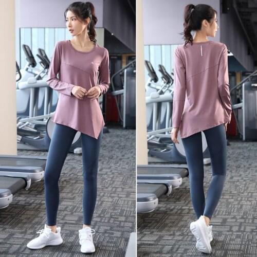 STILINSKI 2021 Yoga Leggings Women Plus Size Short Sleeve Tops Pants Fitness Outfits Gym Running Sports Clothes Casual Summer