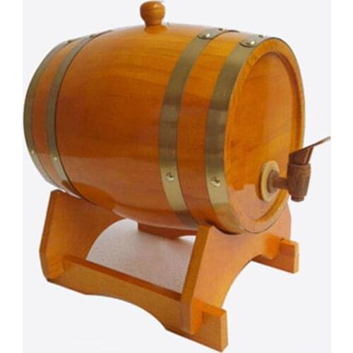 1.5L Oak Barrels Wine Barrel Kegs For Home Bar Winery Restaurant Decoration