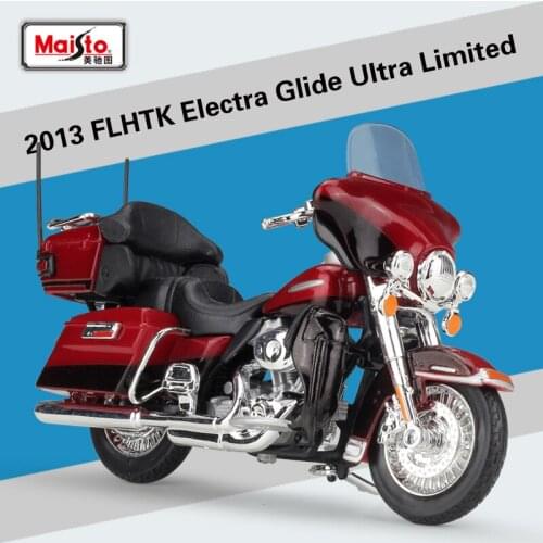 1Pcs Maisto 1:12 2013 FLUTK ELECTRA GLIDE ULTRA LIMITED Diecast Metal Model Sport Race Motorcycle Model Motorbike Collectibles