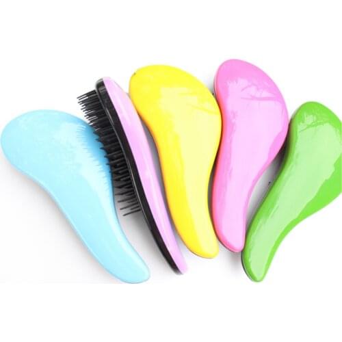 2021 new 18.5cm Professional Top quality TT Hair Brushes Fashion 6 Colors plastic Hair Comb best selling