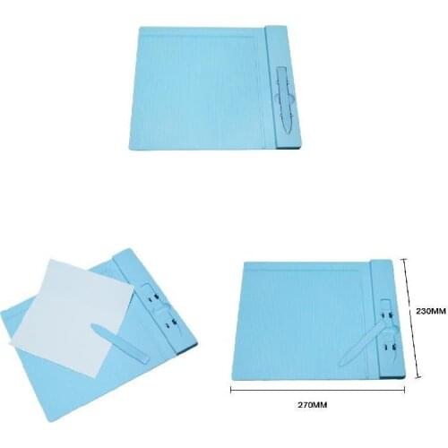270x230mm Plastic Scoring Board Paper Card Cuting Board Craft DIY Tool with Measuring Grid Home Accessories