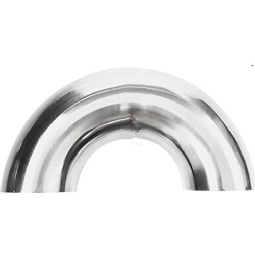 304 stainless steel 180 degree welded elbow food hygiene 180 degree U-shaped elbow decorative elbow
