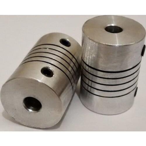 SWMAKER 3D printer parts 5x5mm Motor Shaft Coupler Flexible 5mm to 5mm Z Axes, CNC RepRap