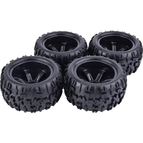 4Pcs ZD Racing 150mm Wheel Rim and Tires for 1/8 Traxxas Monster Bigfoot Truck