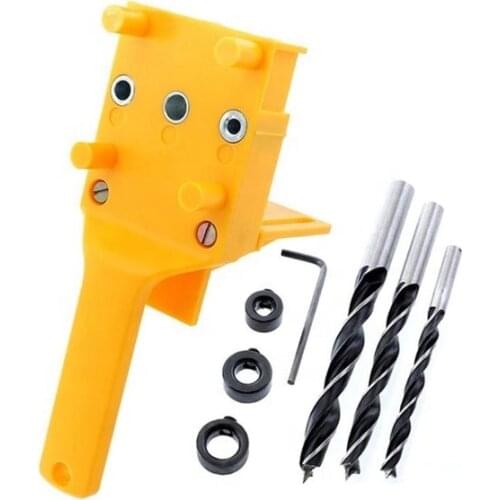 8 Pcs ABS Plastic Handheld Pocket Hole Jig Quick Wood Doweling Jig Pruning Tools
