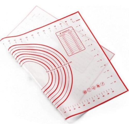 80% Hot Sale Silicone Non-stick Rolling Dough Mat Baking Pad Bakeware Kitchen Gadgets