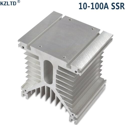 Aluminum Heat Sink for Solid State Relay SSR 80A 100A Three Phase / Industrial High Power SSR Aluminum Heat Sink SR-Y