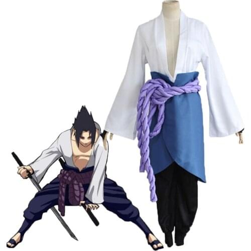 NARUTO Anime Cosplay Uchiha Sasuke Third Generation Costume For Adults Man Halloween Costumes For Woman