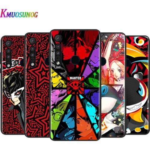 Anime Persona For Motorola G9 G8 G Stylus Power One Fusion Hyper Edge E7 E6 5G Plus Play Lite Silicone Phone Case