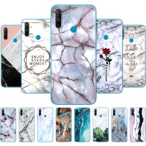 For Realme C3 Case For Realme C15 Case For OPPO Realme C3 C15 C1 C2 5i 6i 6S 6 3 5 X2 Pro XT cover marble fashion design
